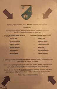 Districtsfinale driebanden 3e klasse